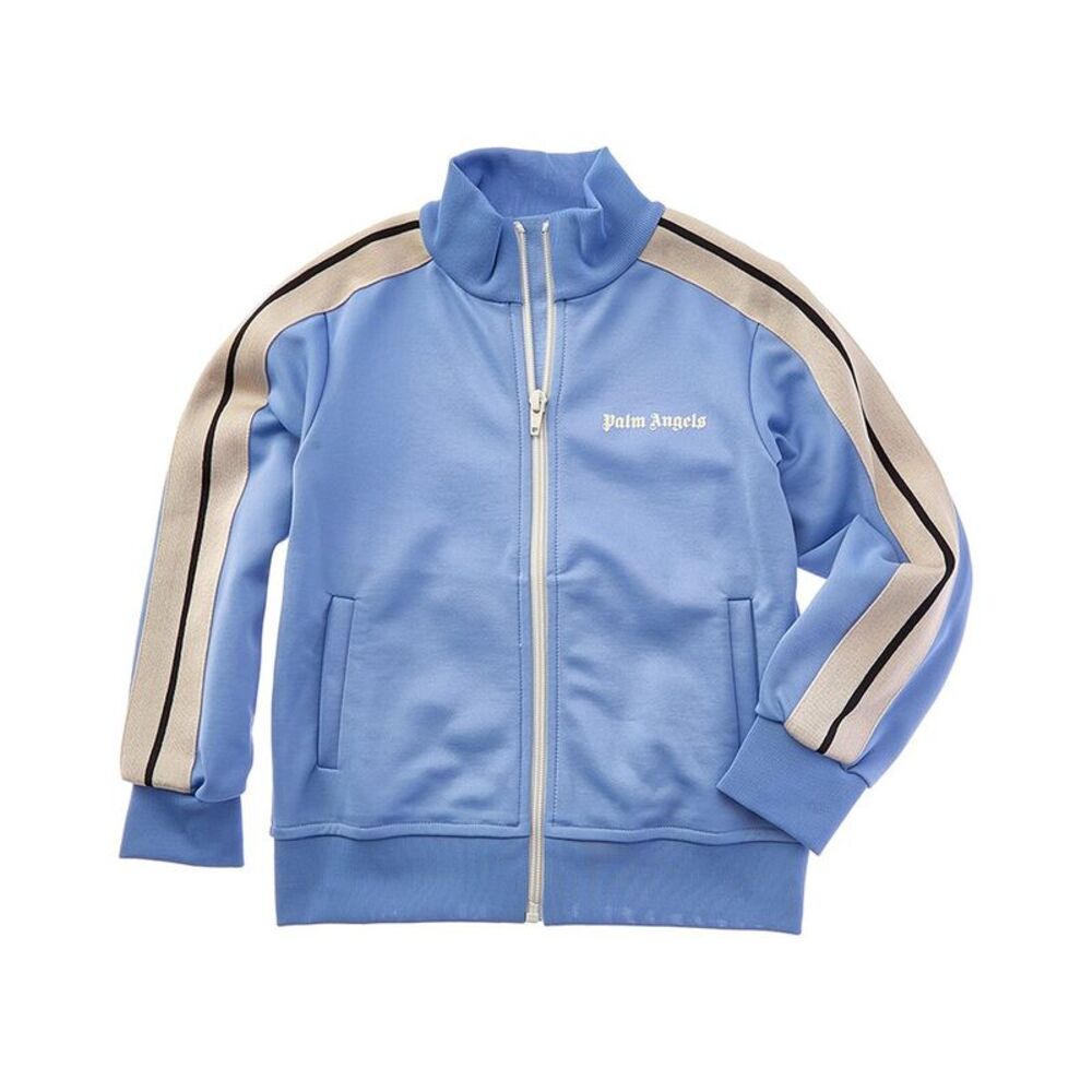 Palm Angels Girls  Zip Jacket, Blue